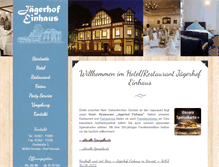 Tablet Screenshot of jaegerhof-einhaus.de